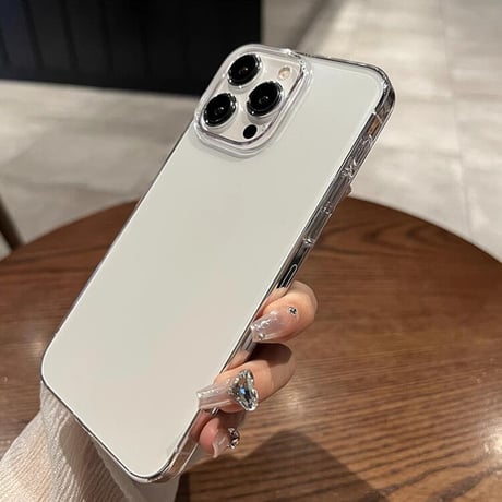 黄ばまないクリアiPhone15pro/15promaxケース 薄型軽量  高透明感 iPhone14/13/12対応 定番 お揃い[M3546]