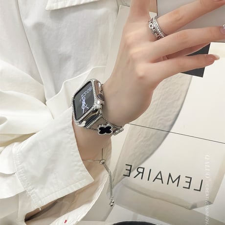 ジュエリー AppleWatchベルト キラキラチェーン メタル アップルウォッチ Ultra3/2/1 Series 10/9/8 SE3/2/1 高級感 エレガント[M5652]