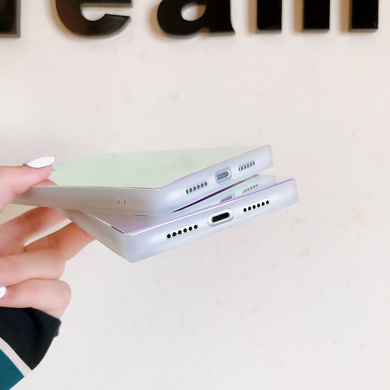 iphone12promaxケース 紫色の光 スクエア四角アイフォン12/11pro iphone12promaxケース 紫色の光 スクエア四角アイフォン12/11pro