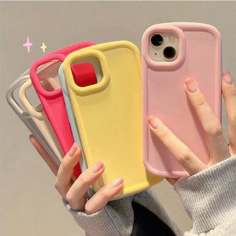 シンプル無地 iphone14/15ケース  シリコン製 アイフォン12/11カバー  かわいい 使いやすい お揃い 指紋防止[M3147]