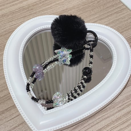 スマホストラップ かわいい 落下防止  オシャレ キラキラ ギフトにおすすめ 人気[M3644]