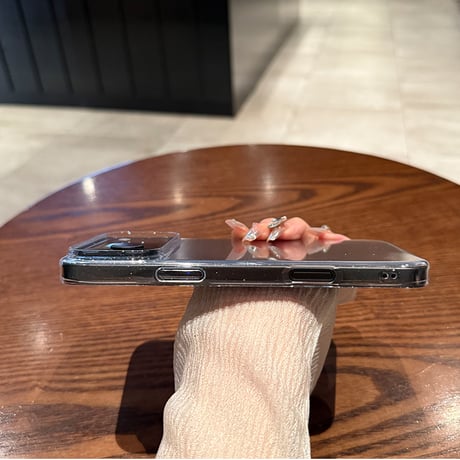 キラキラクリア iPhone17Air/17proケース 黄ばまない ラメ入り iPhone16pro/15pro/13ケース シンプル 高級感[M4195]
