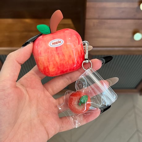 アップル Airpods4ケース キーチェーン付 AirpodsPro2ケース airpods3/2カバー かわいいギフトにおすすめ [M5501]