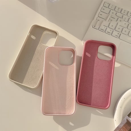 高品質シリコン iPhone15/15proカバー シンプル風 アイフォン14pro/12/13proケース  耐久性あり 丈夫 耐衝撃[M3753]