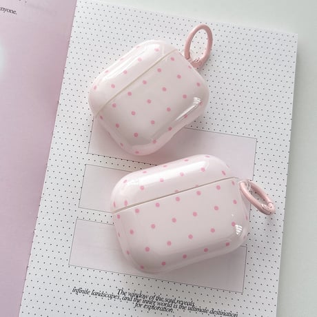 ピンク AirpodsPro3ケース 韓国風 Airpods4/3カバー AirpodsPro第2/1世代 淡色系 モテアイテム[M6507]