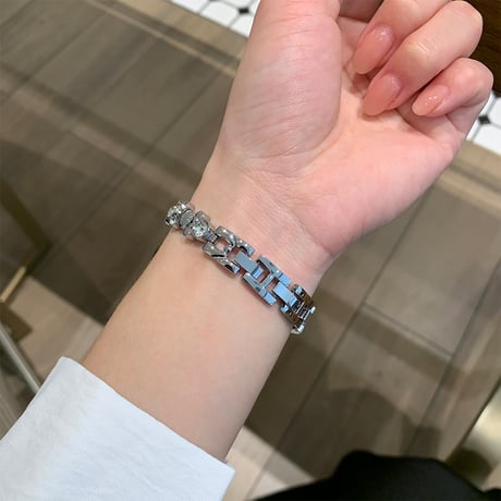 高級感ダイヤ AppleWatchバンド おしゃれ金属 アップルウォッチバンド Series10/9 Ultra series8 7 6 5 4  3 2 SE SE2 高品質 人気[M5319]