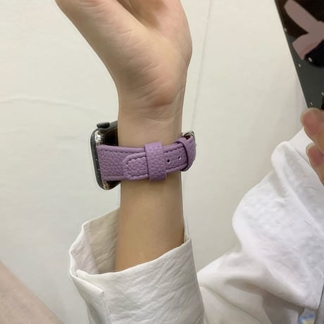 レザー Apple watchバンド エレガント アップルウォッチベルト Ultra3 series11 10 98 7 6 SE3 SE2  高級感 耐久性ある[M5800]