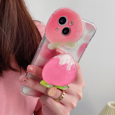 アイスバー スマホグリップ 果物アイスキャンディー ポップスタンド 可愛い スマホソケット  オシャレ 涼しい感じ スタンド機能 落下防止 夏におすすめ[M1750]