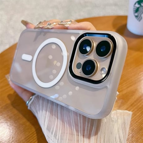 iPhone16Pro/16ProMaxケース MagSafe 耐衝撃 透明 iPhone15pro/14promax/13/12カバー 黄ばまない 高品質[M4674]