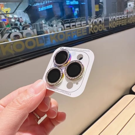 ダイヤレンズカバー iPhone17/17Proシリーズ 16/16proシリーズカメラレンズフィルム アイフォン15pro/14/13 おしゃれ キラキラ[M4931]
