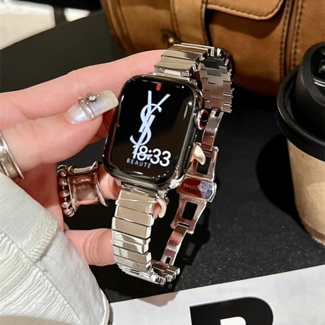 おしゃれ光沢感 Apple watch10/9 バンド Ultra series8 7 6 5 4  3 2 SE SE2 オシャレアップルウォッチベルトシック 存在感抜群 高級感[M4874]