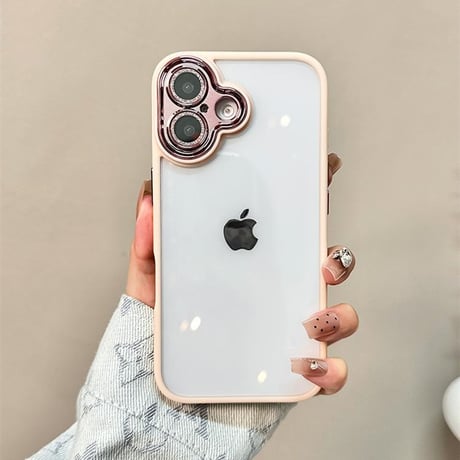 大人気 iPhone16pro/16plusケース キラキラカメラカバー 黄ばまない  iphone15pro/14/13/12proケース 丈夫 シック[M3861]
