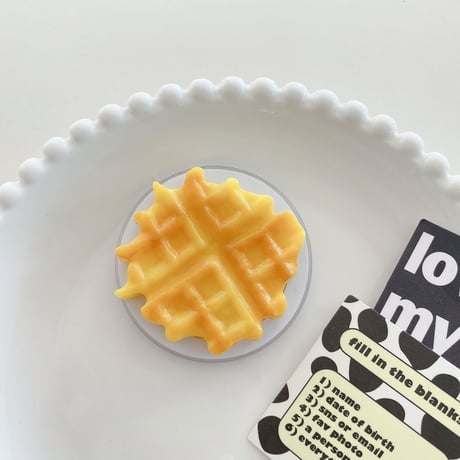 食べ物スマホグリップ マグセーフ式 折り畳み式グリップトーク 卓上スタンド機能付き 耐久性あり プレゼントにおすすめ[M3681]