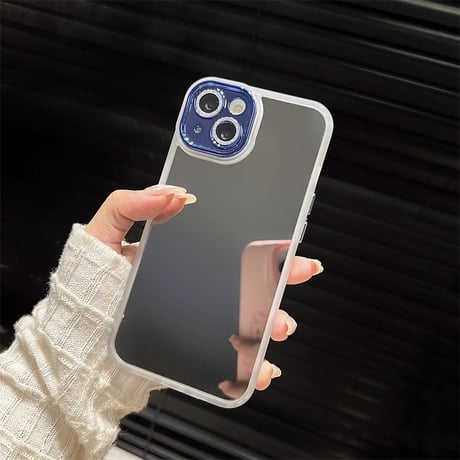 キラキラレンズフイルム付 iPhone15/15proカバー ミラー iPhone14promax/13pro/12ケース 割れない 頑丈[M4260]