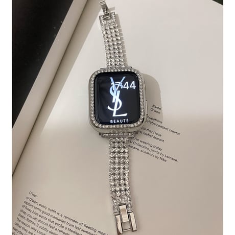 ジュエリー アップルウォッチバンド キラキラ高級感 AppleWatchベルト Ultra3/2/1 Series 11/10/9/8 SE3/2/1高品質 エレガント[M5555]