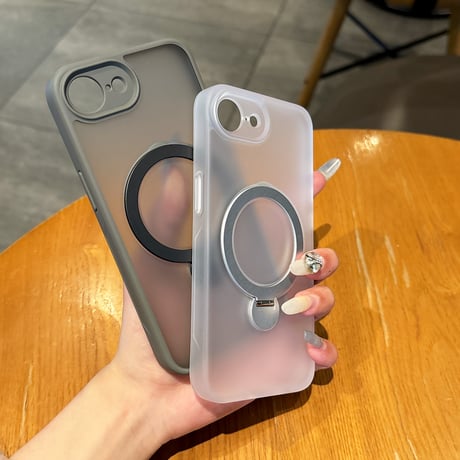 iPhone16eケース 高品質多機能 Magsafeリングスタンド iPhone16Promax/15pro/14ケース 指紋防止 黄ばまない 耐衝撃 男女向け  [M5135]
