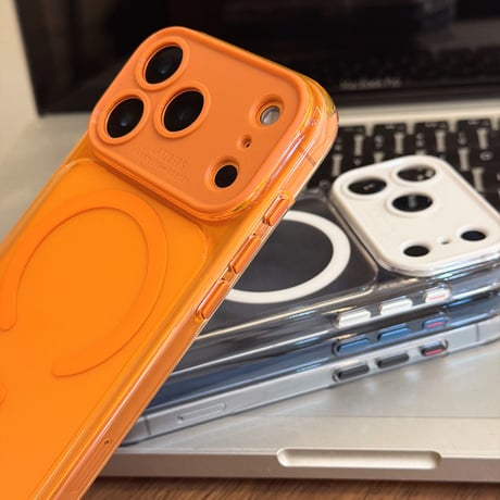 レンズカバー2つ iPhone17/17Proケース MagSafe対応 iPhone17Promax/16Pro/15Proケース 指紋防止 耐衝撃頑丈[M6109]