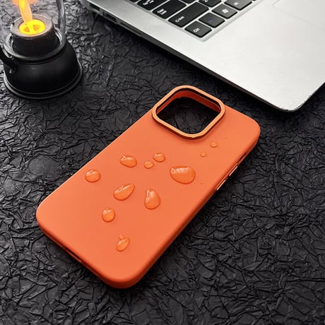 指紋防止 iphone15/15proケース  高級感 iphone14/13/12Proカバー  金属製カメラフレーム薄型 耐衝撃 [M3559]