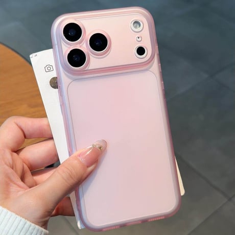指紋防止 iPhone17Pro/17ケース マット仕上げ  iPhone17ProMax/Air/16Proケース 半透明 軽量 カメラカバー [M5981]