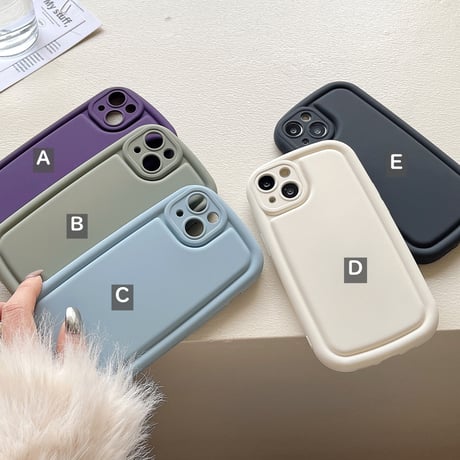 無地シンプル iPhone14pro/14ケース 全面保護 アイフォン13/12カバー 高級感 お揃い 男女兼用 [M2902]