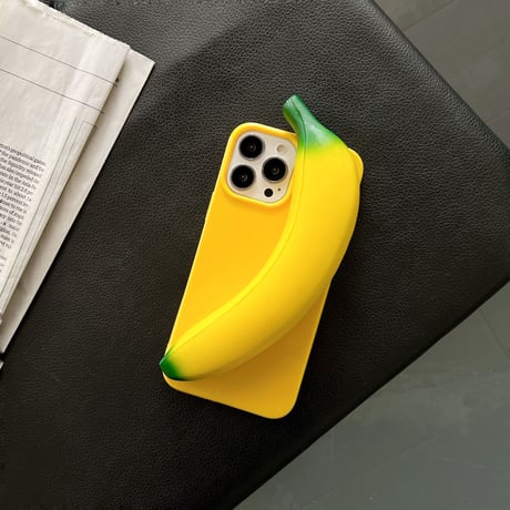 バナナ iphone16/15proケース ストレス解消 iphone14/13/12/SE3/11proカバー 面白い 可愛い プレゼントにおすすめ [M1924]