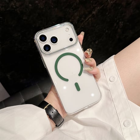 高透明 MagSafe iPhone17Pro/17ProMaxケース  黄ばまない クリアiPhone17/17Airケース シンプル 軽量薄型 男女[M5630]