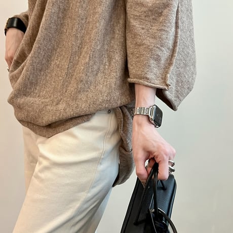 高級感ステンレス AppleWatchバンド 上品 メタリック Series11/10/9 Ultra  SE アップルウォッチベルト シンプル 日常/ビジネスシーンに向け[M6523]