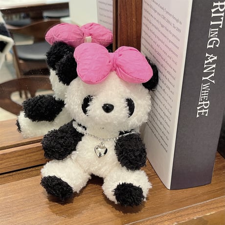 Pandaぬいぐるみ Airpods3/Pro2ケース フワフワ エアーポッズケース 可愛い顔 丈夫 ギフトにおすすめ[M3858]
