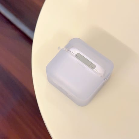 可愛い顔 Airpods4ケース 鏡付き AirpodsPro2ケース airpods3/2カバー ハートキーチェーン付 ギフトにおすすめ [M5325]
