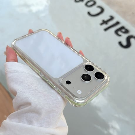 高透明耐衝撃 iPhone17Pro/17ケース 多彩フレーム シンプル風 iPhone16ProMax/15Pro/14カバー 黄ばまない[M6409]