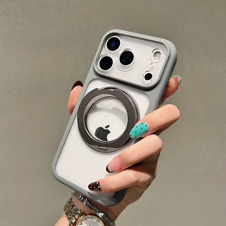 高品質MagSafeリング iPhone17ProMax/17Proケース カメラカバー付 スタンド機能 iPhone17/16ProMaxケース カメラコントロールボタン保護カバー[M5967]