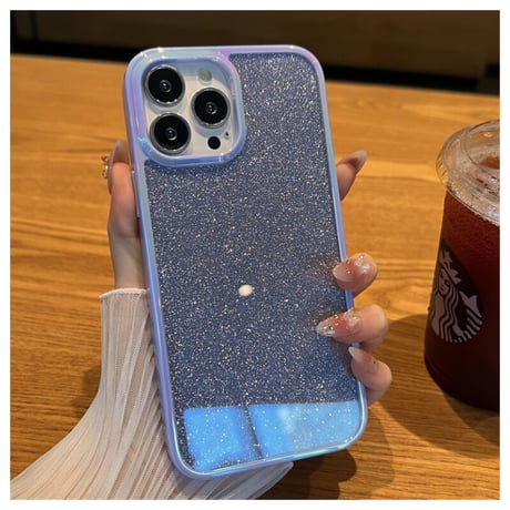 紫色 iphone14pro/14plusケース  キラキラシール付 iphone13/12promaxカバー おしゃれ 頑丈[M2335]