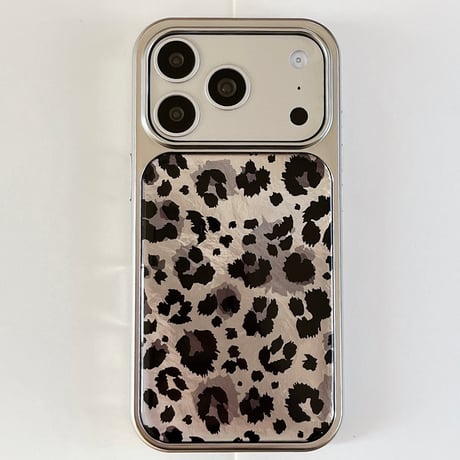 アニマル柄 iPhone17Pro/17ケース ヒョウ柄 iPhone17ProMax/16/15Proカバー オシャレ 艶感 耐衝撃  [M5866]