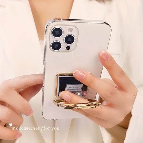 香水瓶スタンド スマホリング 動くグリッター入れ キラキラ   お洒落 使いやすい   実用 可愛いガールズに大人気[M2216]