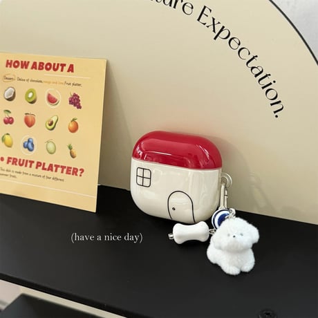 可愛すぎ Airpods4ケース 家 犬ちゃんキーホルダー エアポッズ3/Pro2ケース airpodspro2カバー 丈夫 ギフトにおすすめ[M5393]
