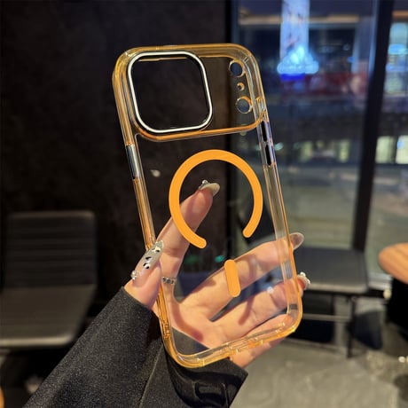 iPhone17Pro/17ケース カメラコントロールカバー付 iPhone17Air 17Promaxケース MagSafe対応 高透明黄ばまない[M5658]