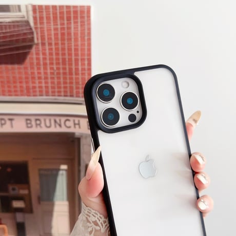 iPhone16/16Proケース ショルダー付 クリア iPhone15/14promax/13proカバー 便利 [M4613]