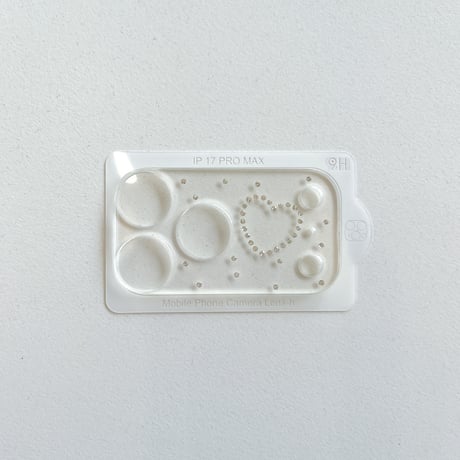 ダイヤリボン/ハート/星 カメラカバー iPhone17Pro iPhone17ProMax レンズフィルム  キラキラ おしゃれ  頑丈 人気品 [M6081]