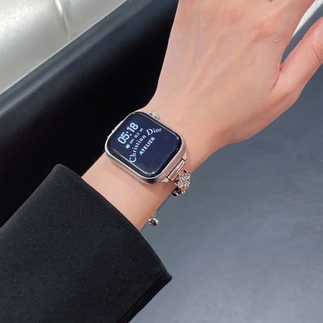花 Applewatch series10/9バンド オシャレ アップルウォッチseries 8 7 6 5 4 3 2 SE Ultra  人気アイテム 高級感たっぷり[M5257]