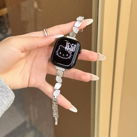 ダイヤメタル  AppleWatchバンド オシャレシック AppleWatchベルト Series 11/10/9/8 SE3/2  Ultra3/2/1 高級感高品質[M6269]