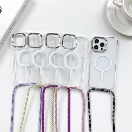 MagSafe クリア iPhone15/15proケース 黄ばまない iPhone14promax/13/12カバー 耐久性あり 便利 落下防止[M4249]