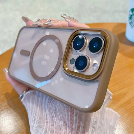 iPhone16Pro/16ProMaxケース MagSafe 耐衝撃 透明 iPhone15pro/14promax/13/12カバー 黄ばまない 高品質[M4674]