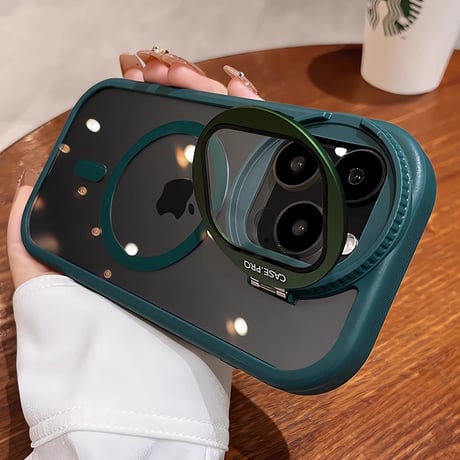 カメラ保護ケース付 iPhone17Pro/16ProMaxケース スタンド機能 Magsafe対応 アイフォン15/14promax/13ケース 黄ばまない 滑り止め加工[M4588]