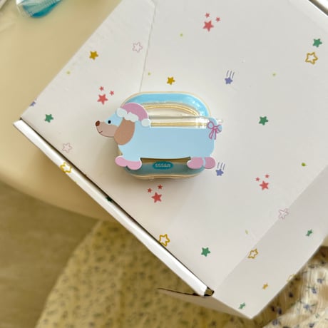 淡色系 Airpods 4ケース ボタン/犬ちゃん Airpods3/Pro2ケース airpodsproカバー 縞模様 可愛い 女子力高い [M5458]