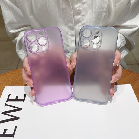 薄型 iPhone14plus/14proケース 指紋防止 アイフォン13mini/12/11proカバー 黄ばまない 軽い ハードケース[M2233]