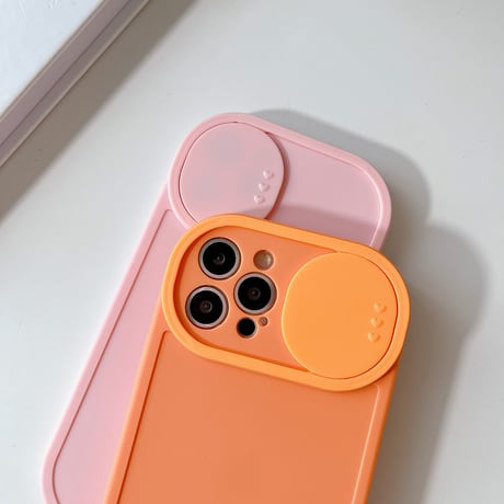 カメラレンズカバー付き iphone13/12promaxケース  シンプル iphone11/XSカバー カラフル  お揃い 頑丈[M1926]