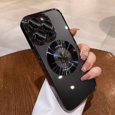 iPhone16/16Proケース MagSafe対応 カメラ保護 クリア メッキ 黄ばまないアイフォン15pro/14/13proカバー[M3521]
