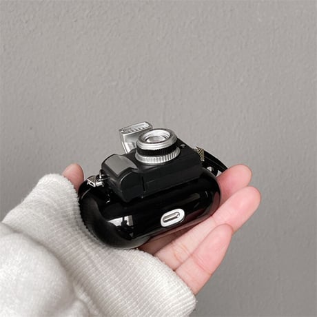 【Airpods 4】カメラ Airpods Pro2ケース 可愛い  airpods3カバー  ストラップ付き  落下防止 ギフトにおすすめ 男女に人気 [M2516]