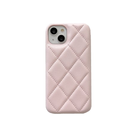 セレブ愛用 革製 iphone14pro/14plusケース 菱形 アイフォン13/12/11カバー 高級感  ファッション おしゃれ ガールズに人気[M2351]