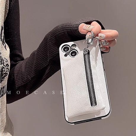 小銭入れ付き iPhone14pro/14ケース リング付き  アイフォン13/12/11カバー シンプル  レザー製 全面保護 人気 シック 便利[M3252]